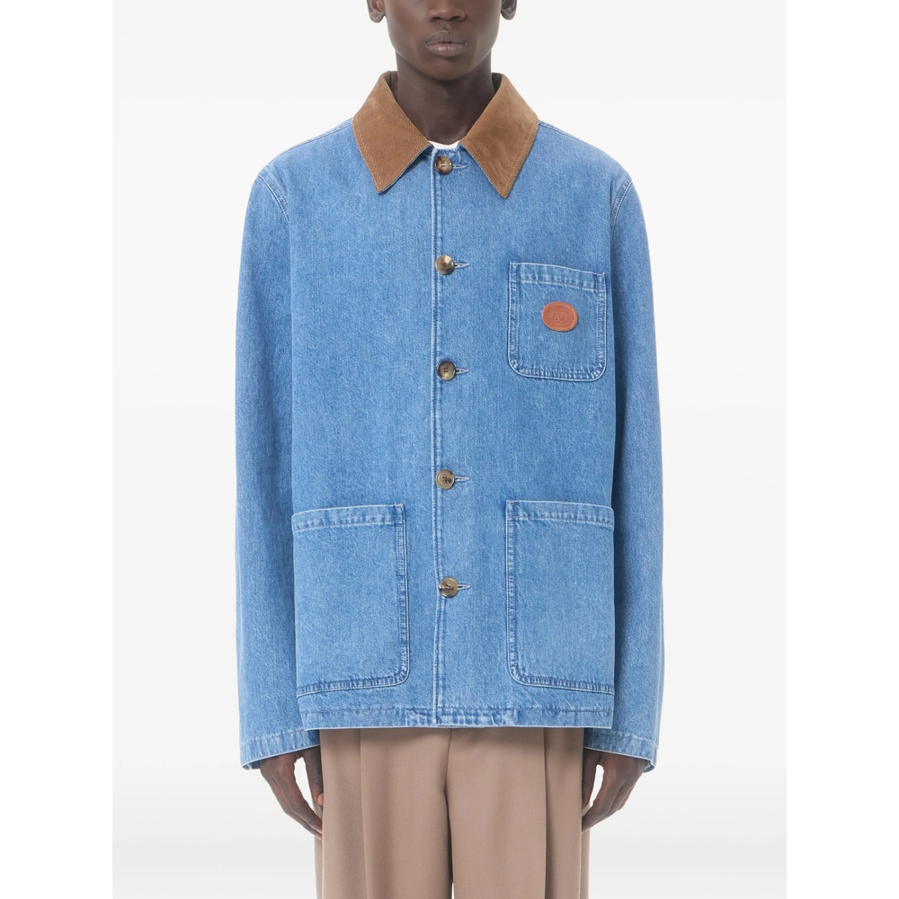 Logo-Patch Denim Jacket