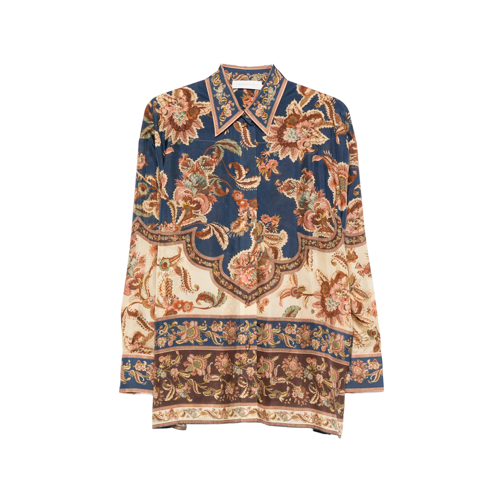 Zimmermann Aster Floral-print Trousers