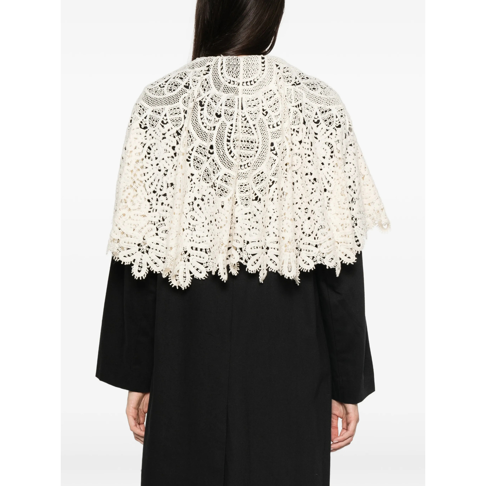 Alina Lace-Collar Coat