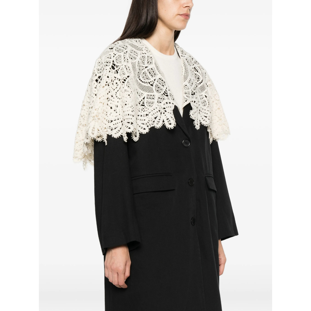 Alina Lace-Collar Coat