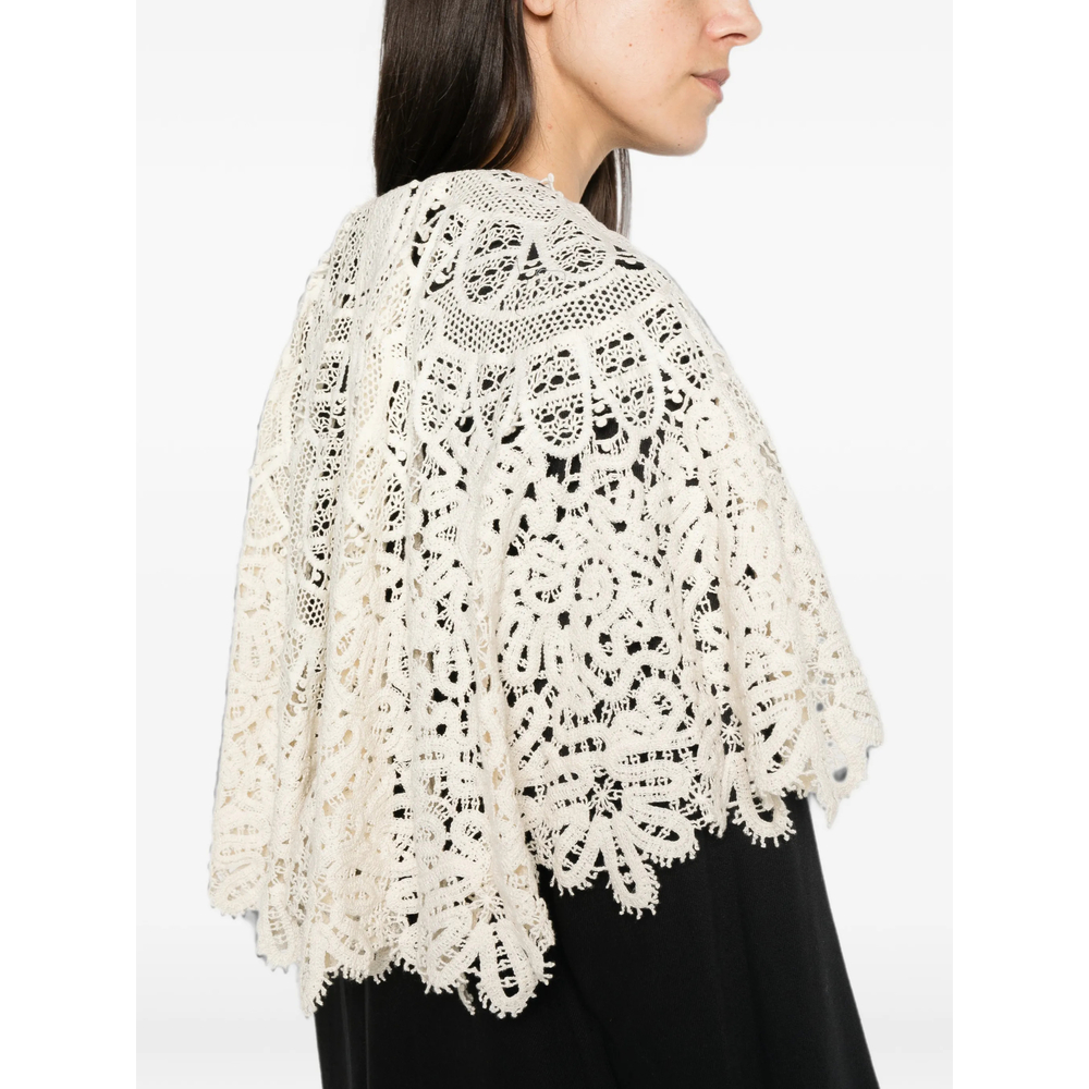 Alina Lace-Collar Coat