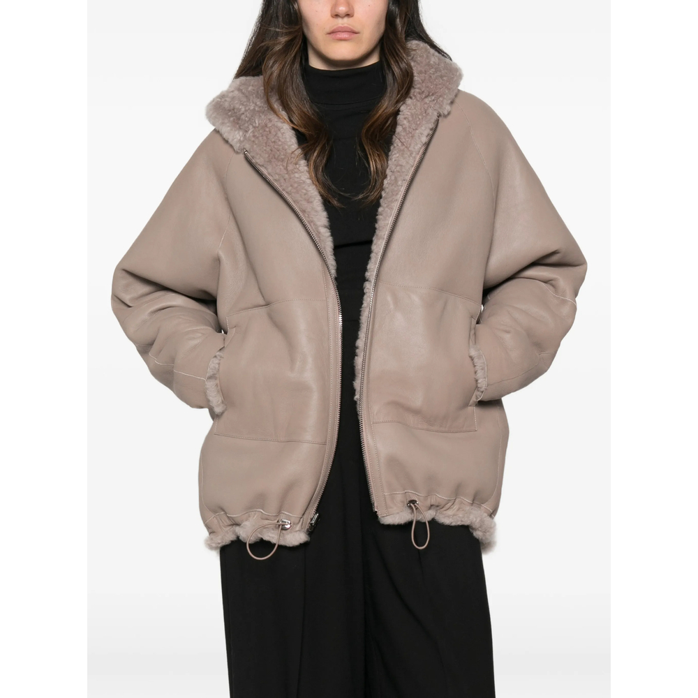 Bart R Reversible Hooded Shearling Jacket