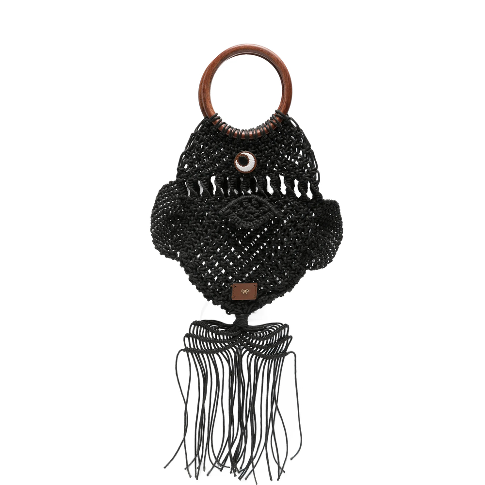 Anya Hindmarch Macramé Fish Clutch Bag
