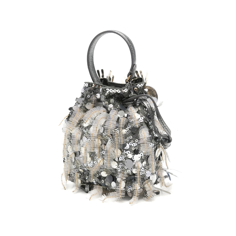 Sequin-Embellished Tote Bag