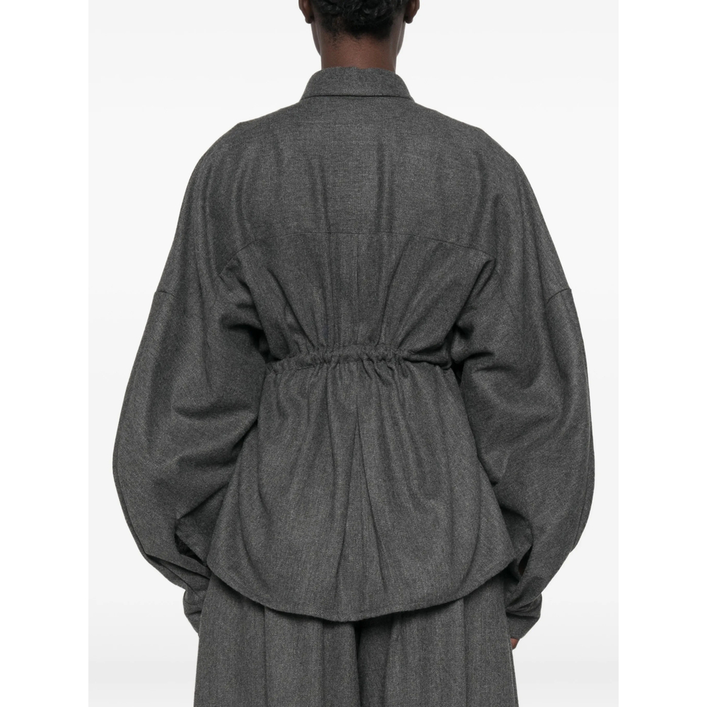E-Dalida Drawstring-Waist Shirt