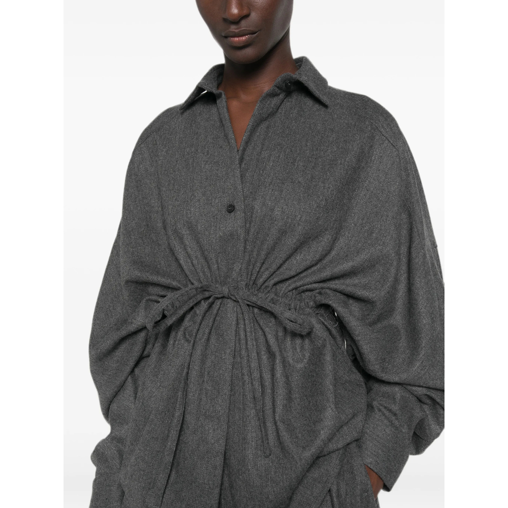 E-Dalida Drawstring-Waist Shirt