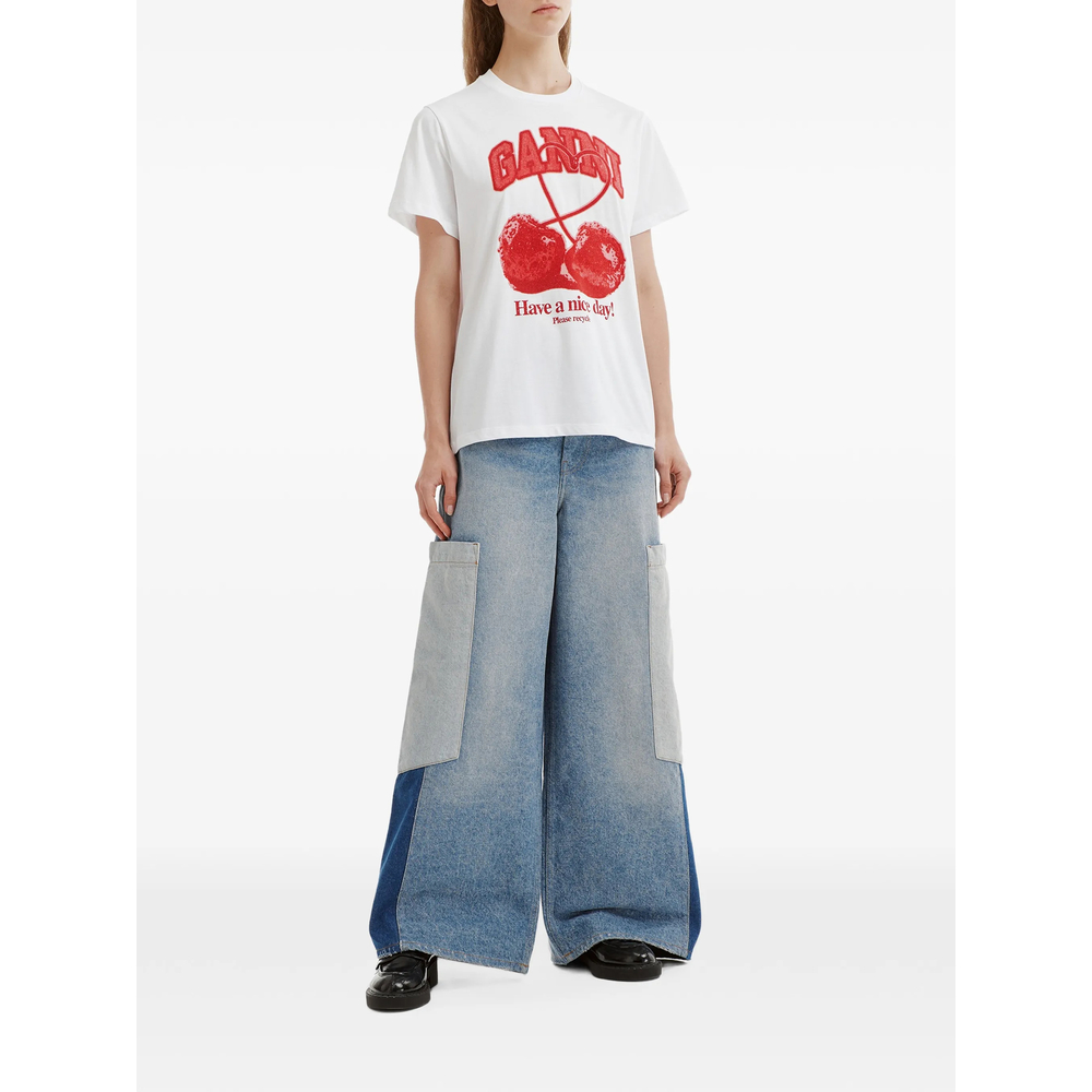 Cherry-Print T-Shirt