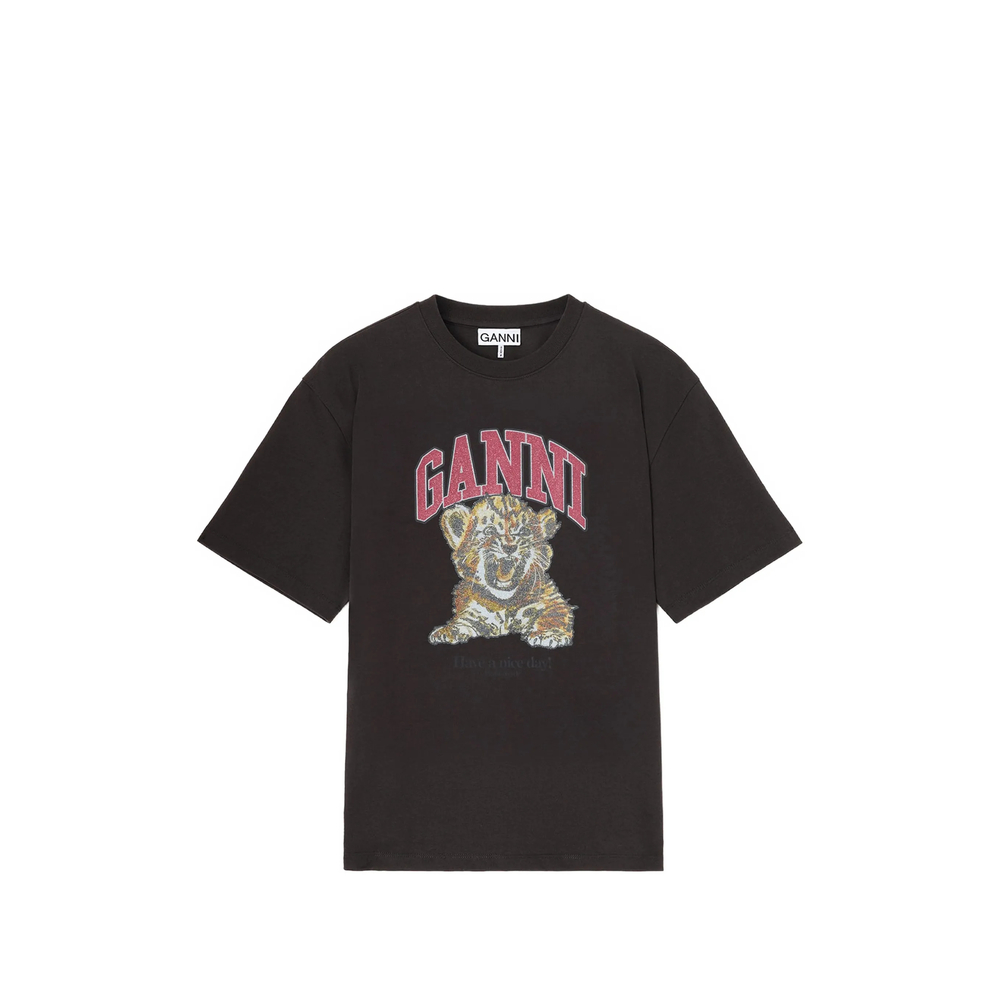 Ganni Logo-print T-shirt