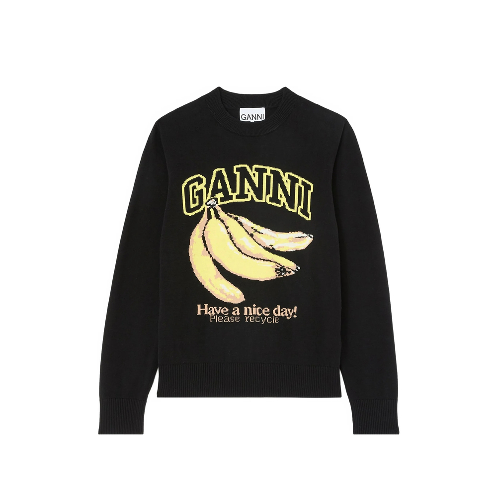 Ganni Sweater With Banana