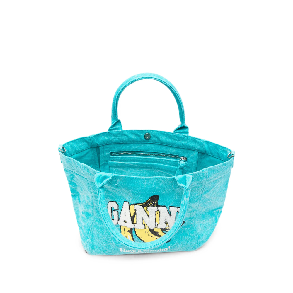 Banana-Print Tote Bag