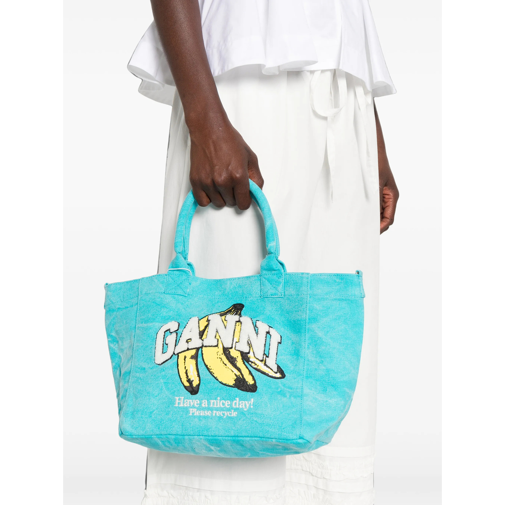 Banana-Print Tote Bag