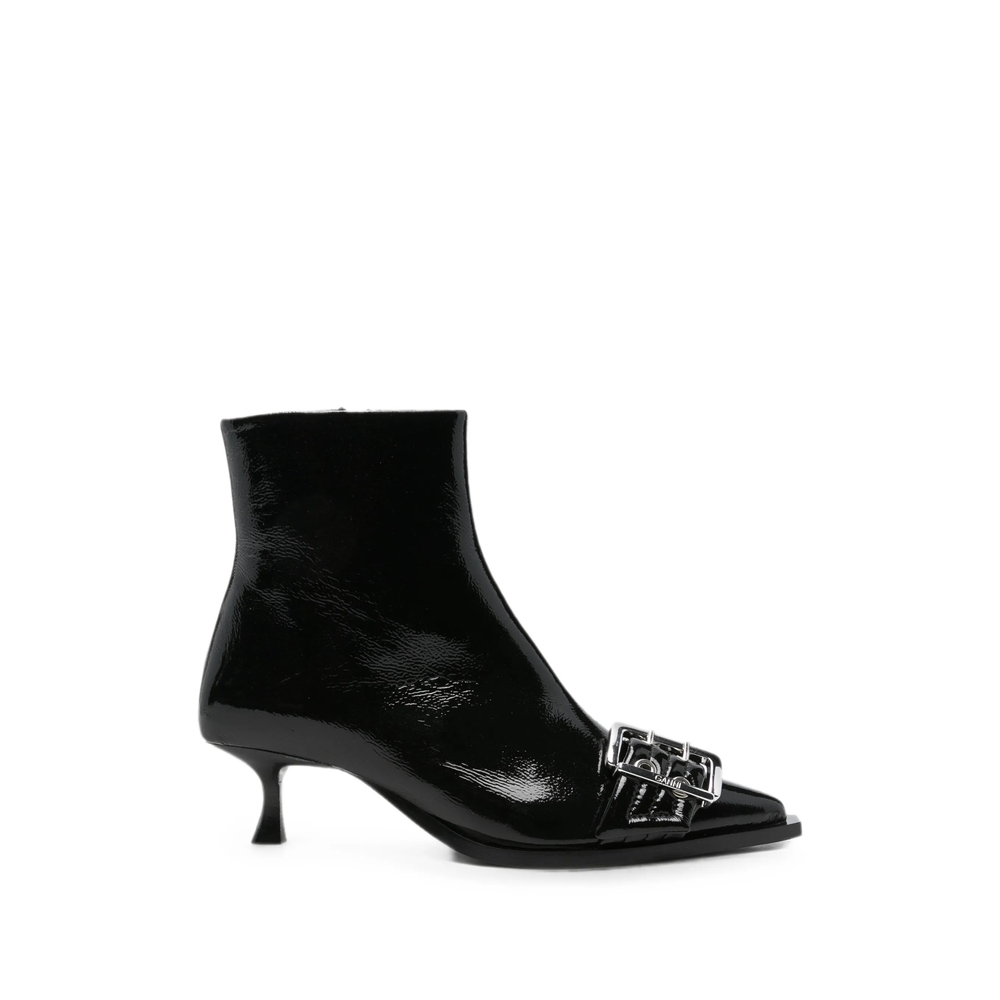 Ganni Pointed-toe Ankle Boots