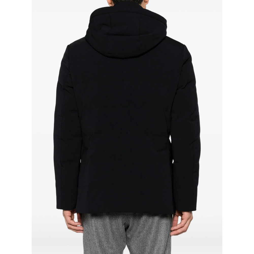 Hooded Button-Up Jacket