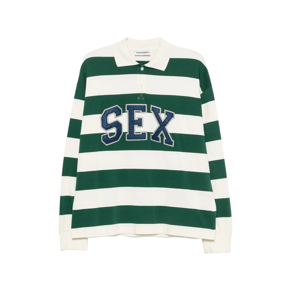 Carne Bollente Striped-pattern Polo Shirt