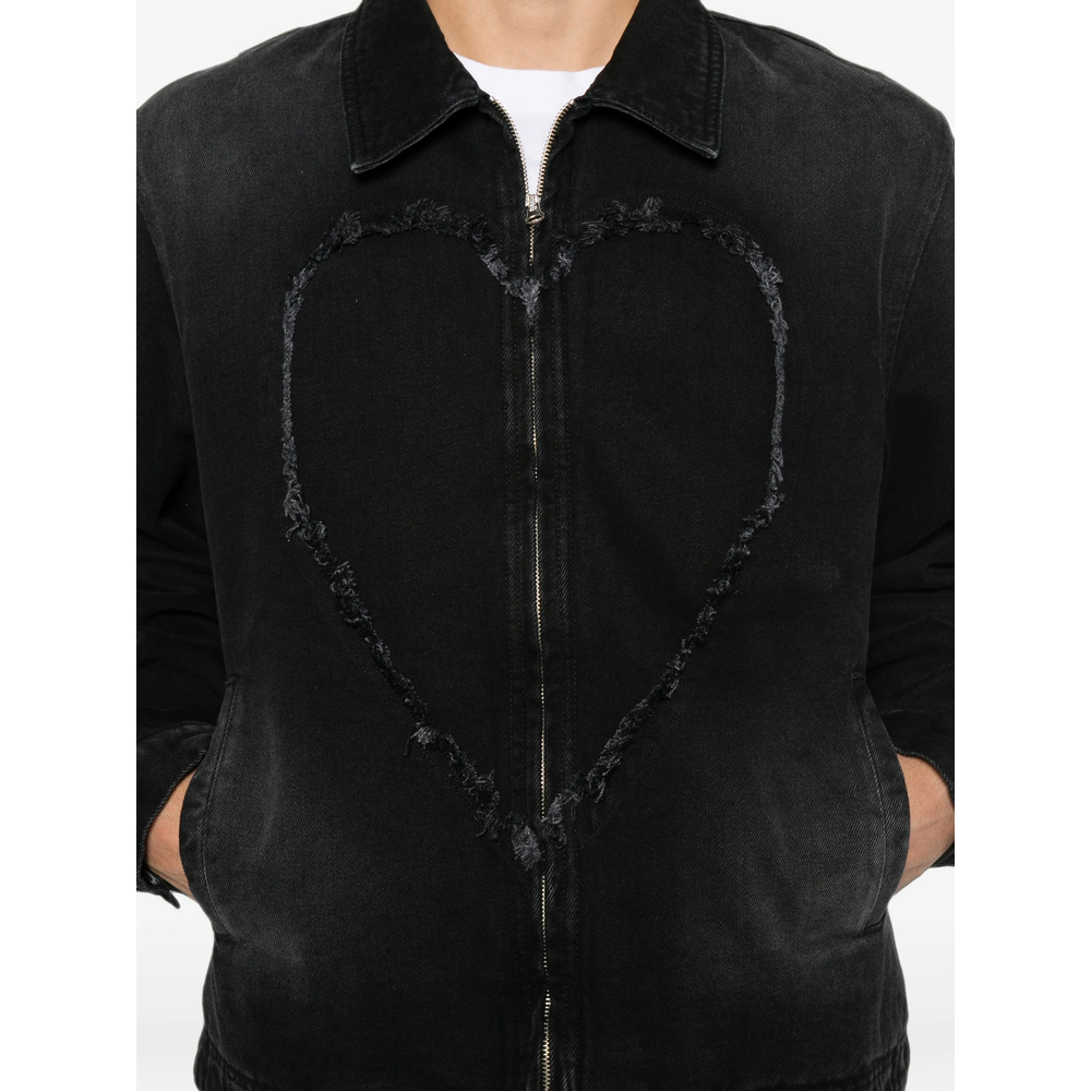 Bad Boy, Big Heart Denim Jacket