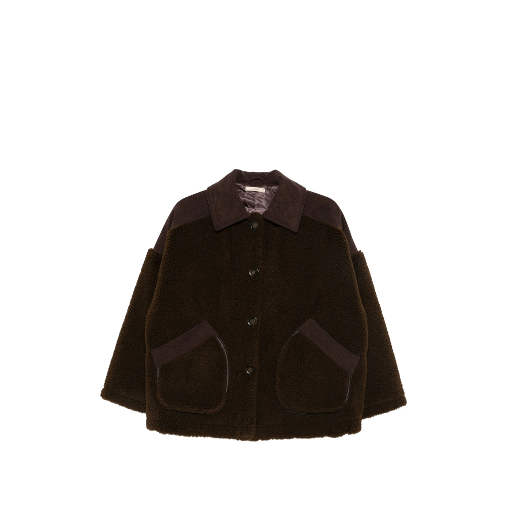 Sessùn Corduroy-Trimmed Shearling Jacket