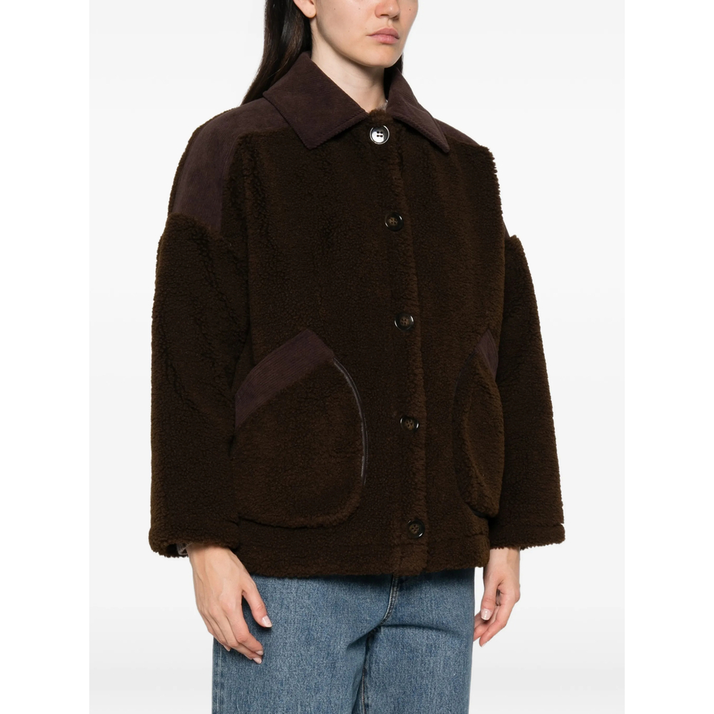 Sessùn Corduroy-Trimmed Shearling Jacket