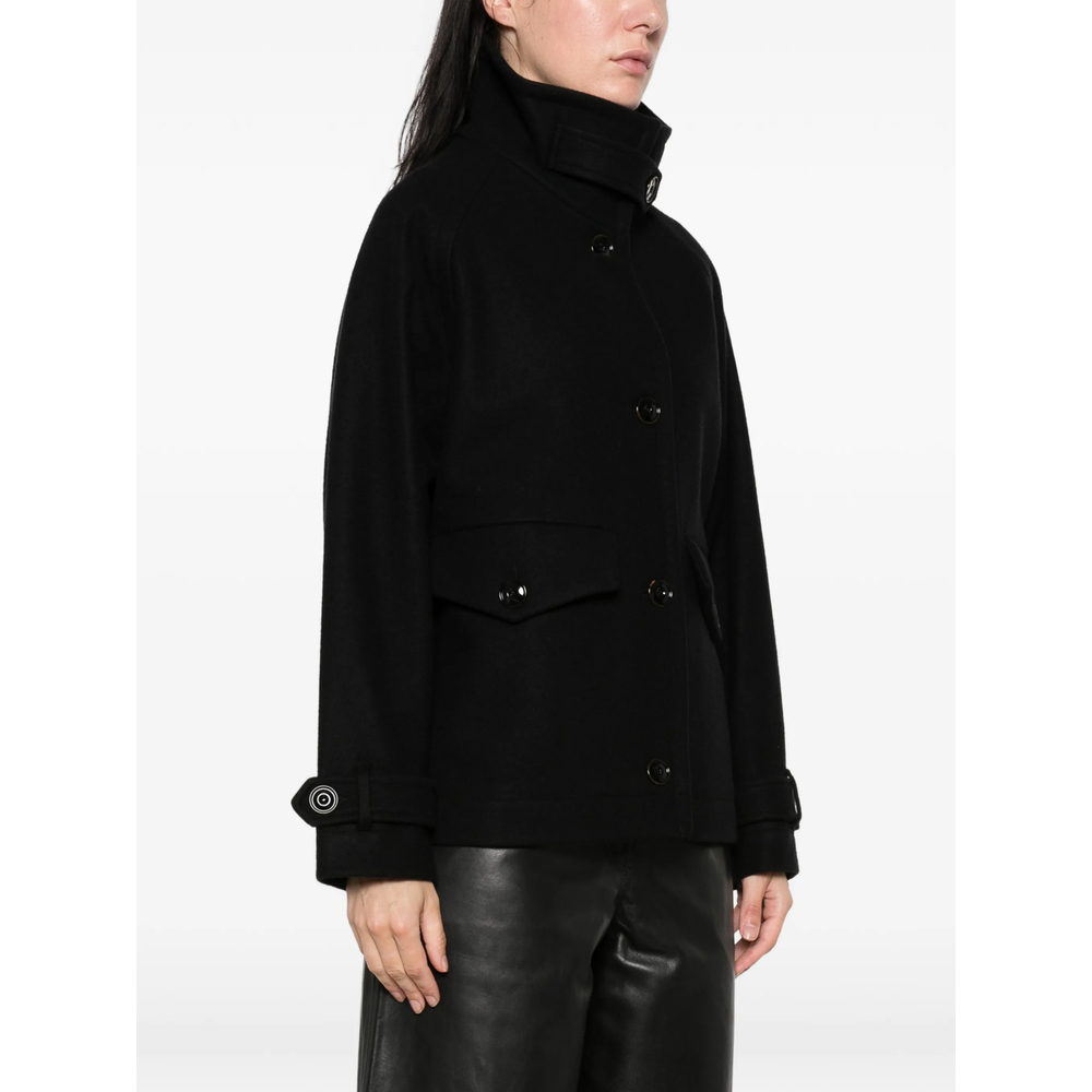 Sessùn High-Neck Button-Up Oversized Jacket