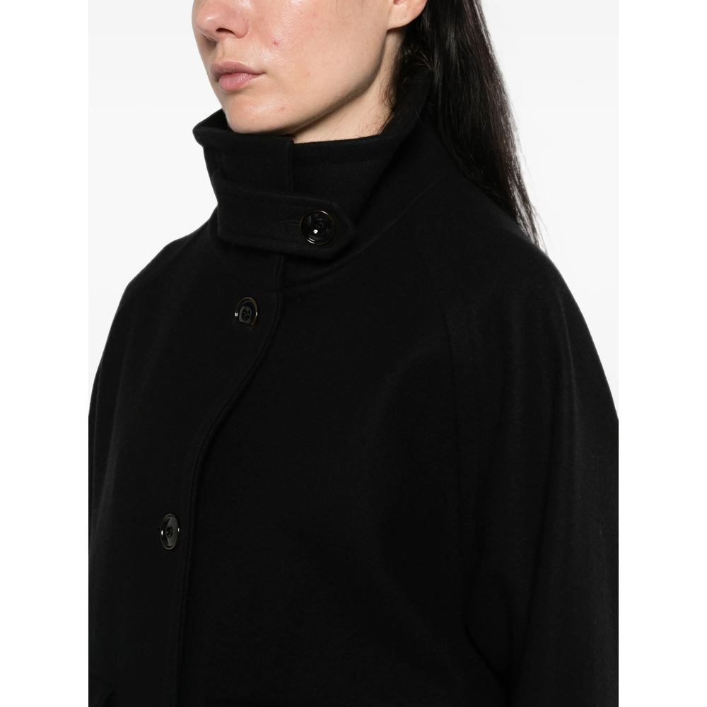 Sessùn High-Neck Button-Up Oversized Jacket