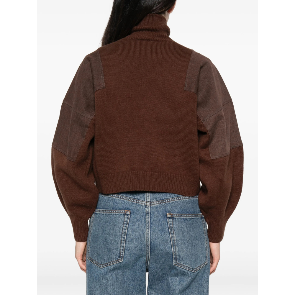 Sessùn Button-Up Panelled Sweater