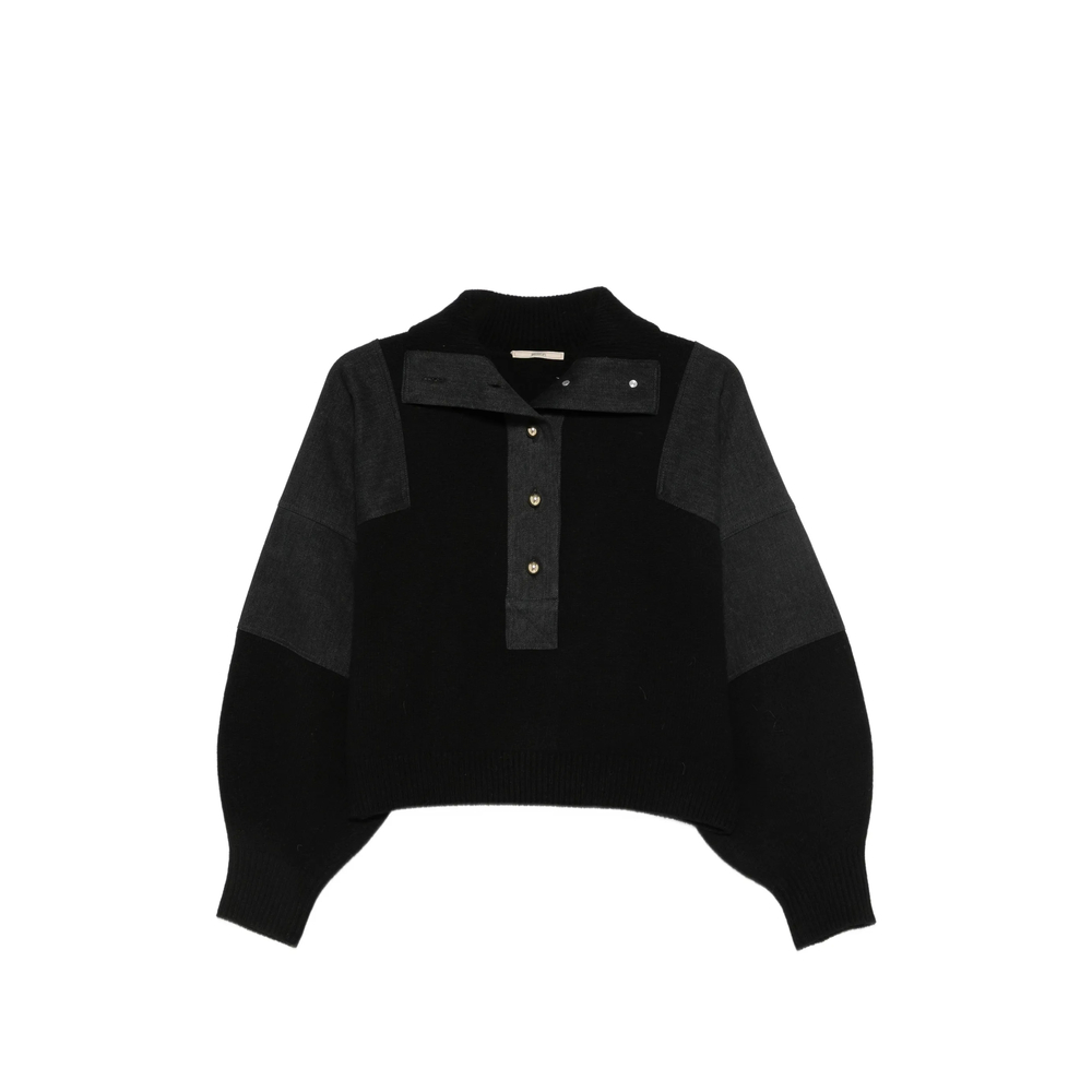 Sessùn Colour-Block High-Neck Sweater