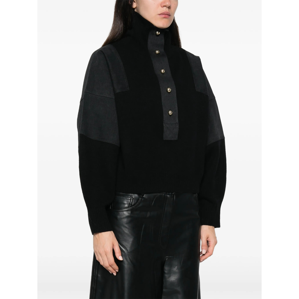 Sessùn Colour-Block High-Neck Sweater