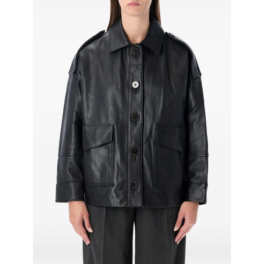 Sessun Harriboyd Button-up Jacket In Black