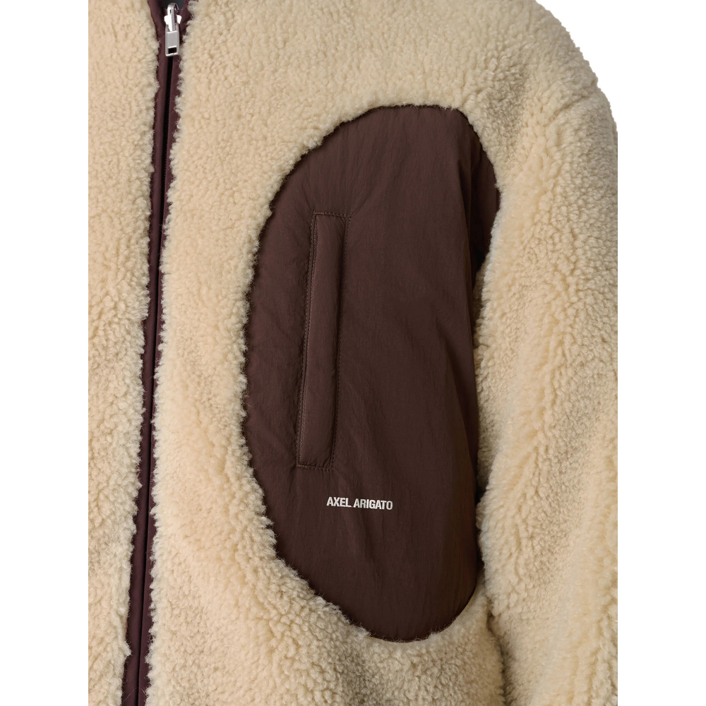 Moss Fleece Panelled Jacket