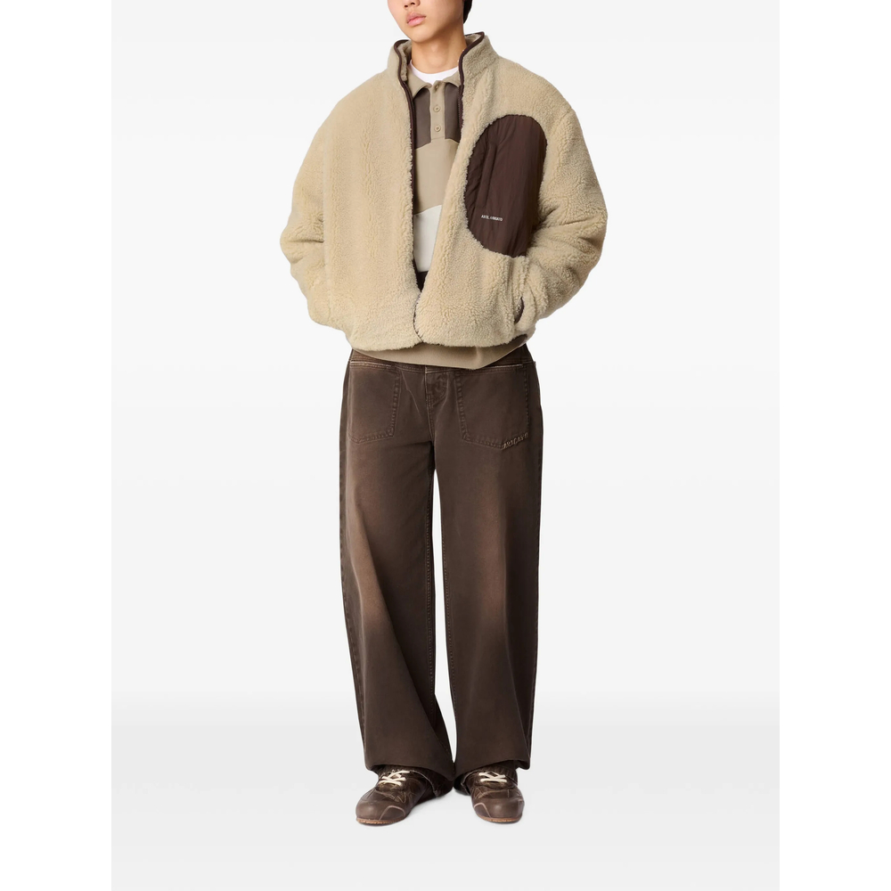 Moss Fleece Panelled Jacket