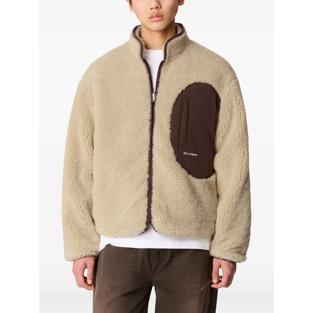 Moss Fleece Panelled Jacket