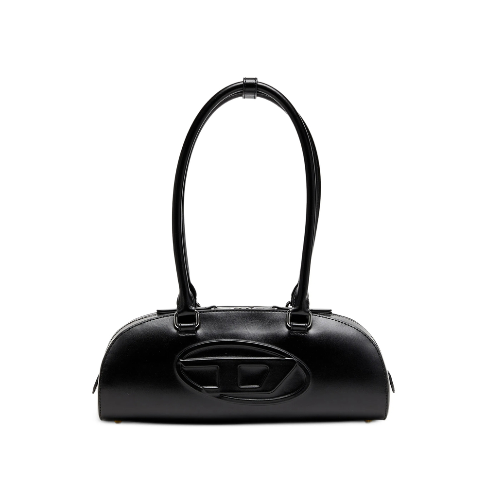 1Dr Dome - Elongated Bowling Bag In Leather