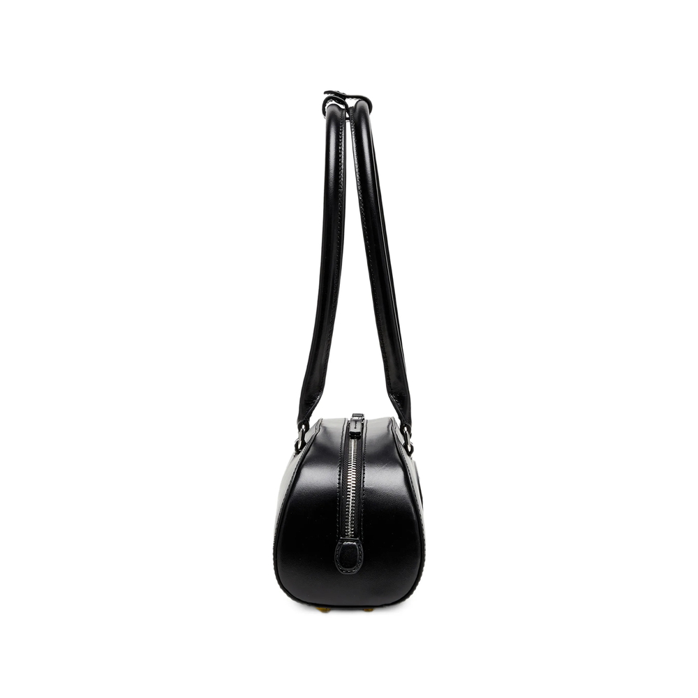 1Dr Dome - Elongated Bowling Bag In Leather