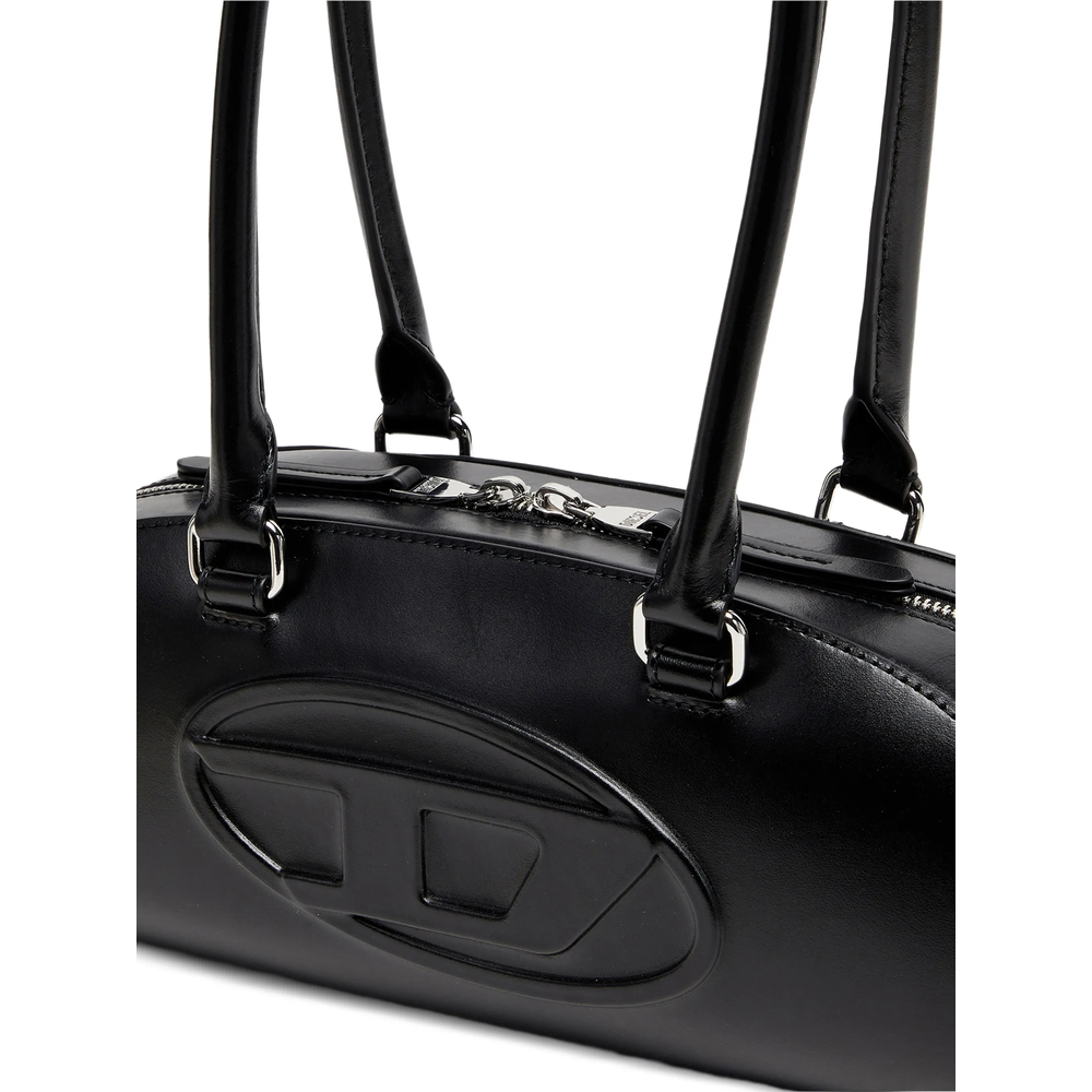 1Dr Dome - Elongated Bowling Bag In Leather