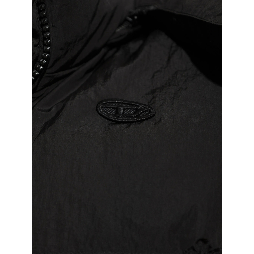 Logo Quilted Hooded Gilet