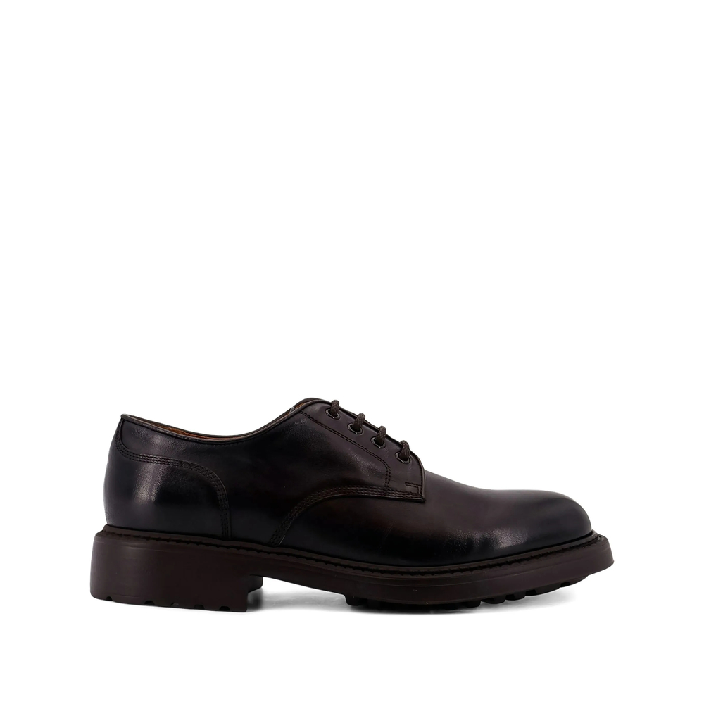 Doucal's Lace-up Leather Derby Shoes