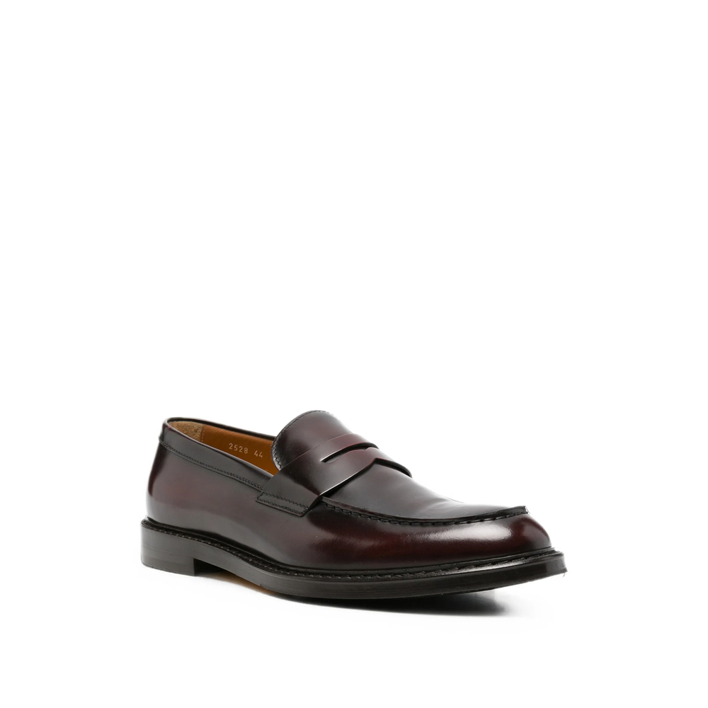 Polished-Finish Penny Loafers