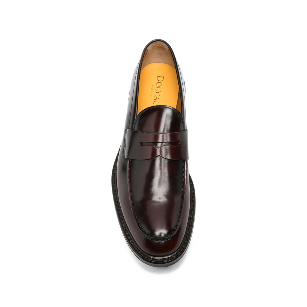 Polished-Finish Penny Loafers