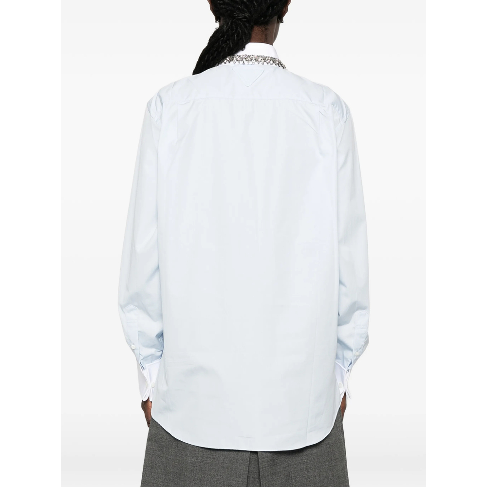 Embroidered Poplin Shirt