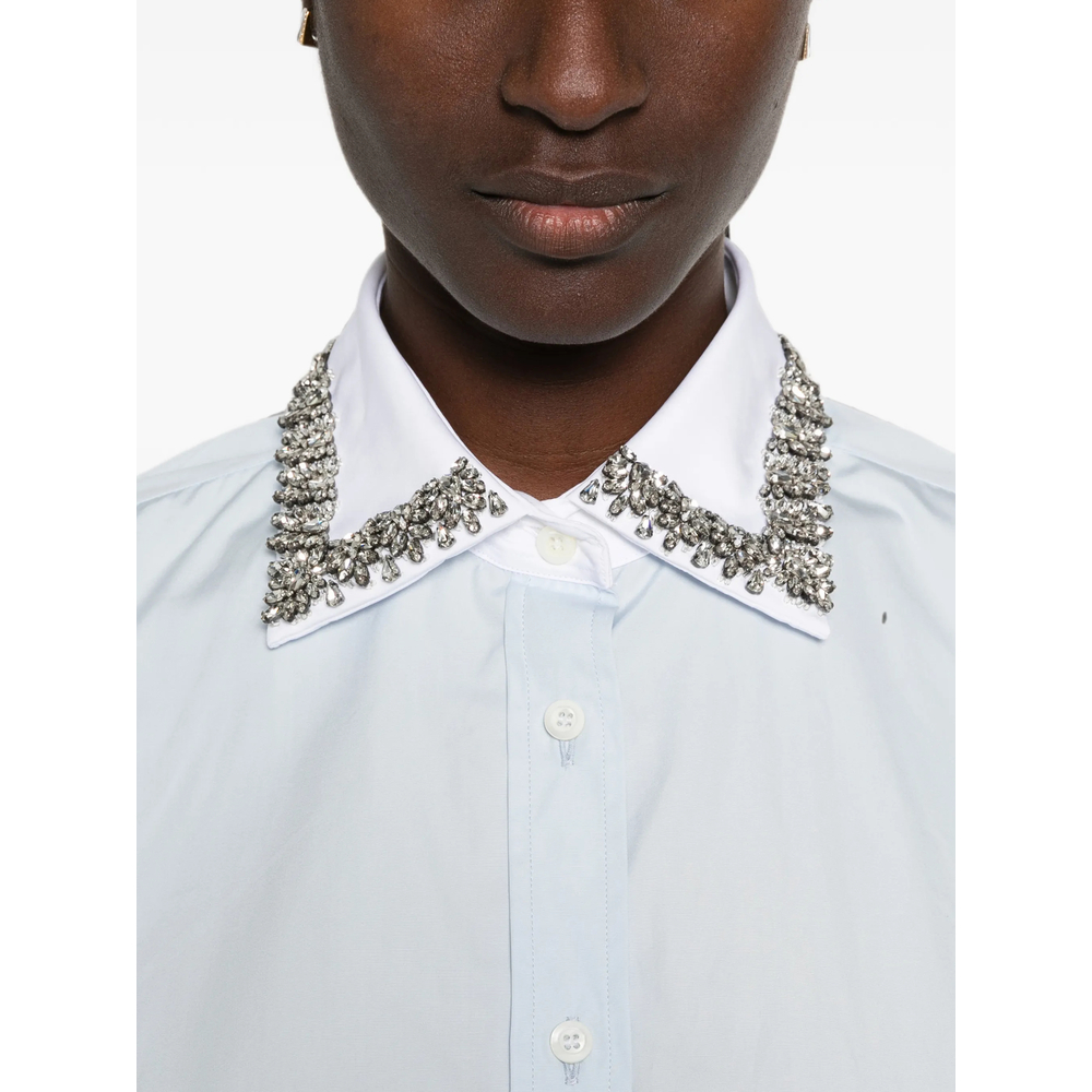 Embroidered Poplin Shirt
