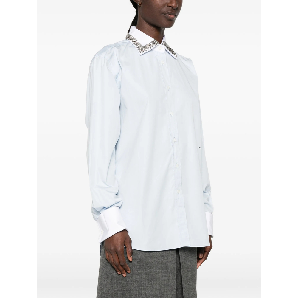 Embroidered Poplin Shirt