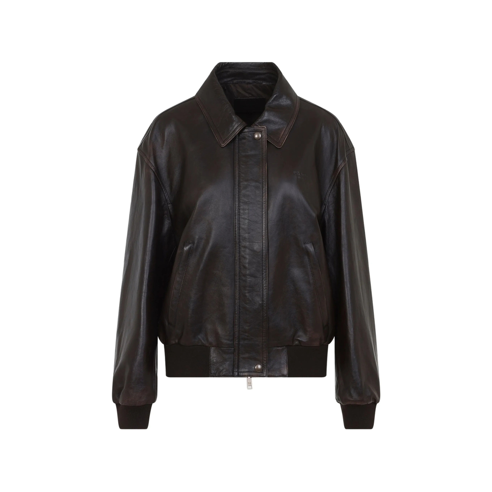 Prada Prada Leather Bomber Jacket　プラダ レザー ボンバー ジャケット