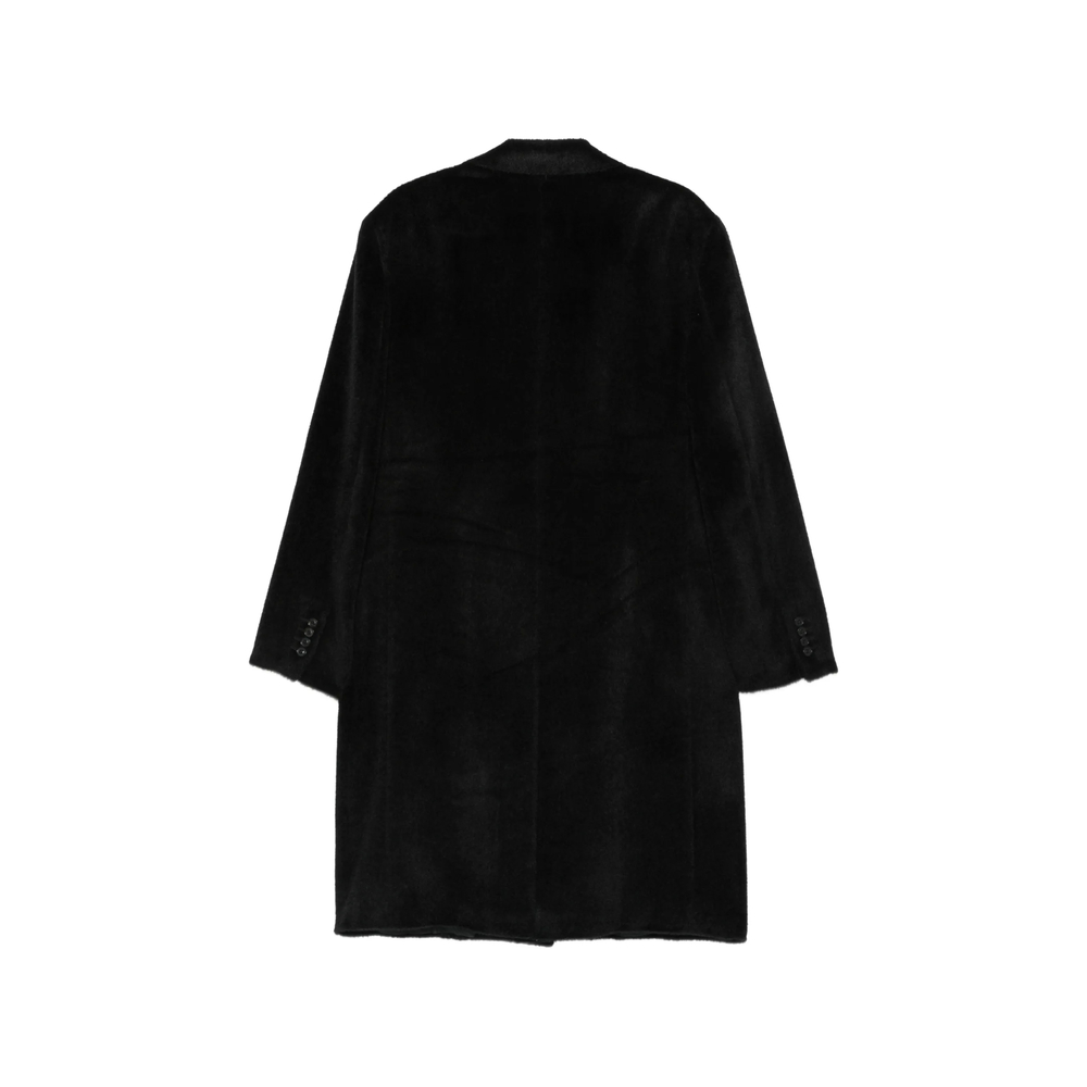 Single-Breasted Notched-Lapels Coat