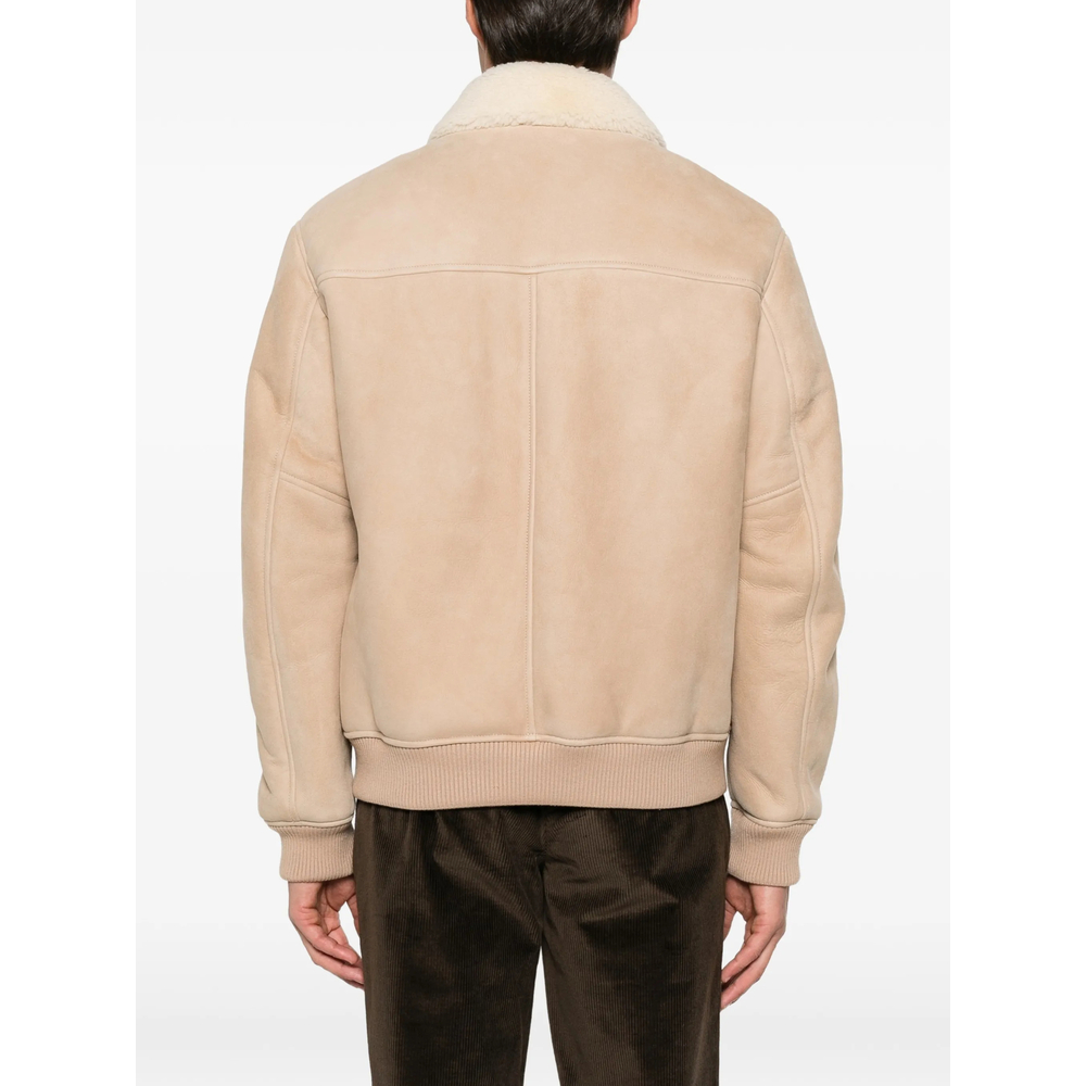 Shearling-Collar Jacket