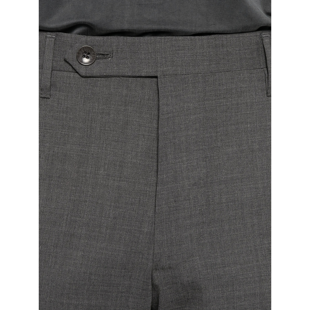 Pressed-Crease Tailored Trousers