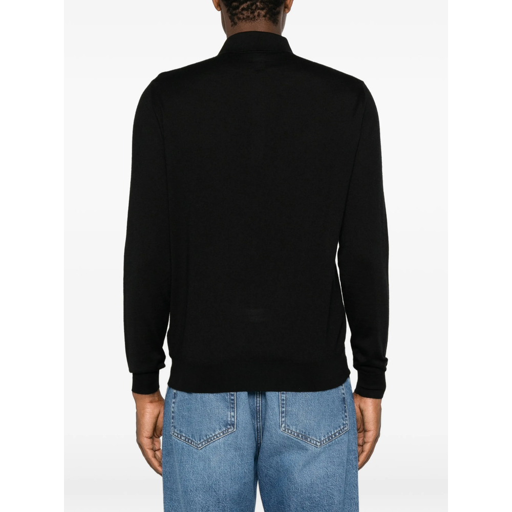 Long-Sleeve Polo Sweater