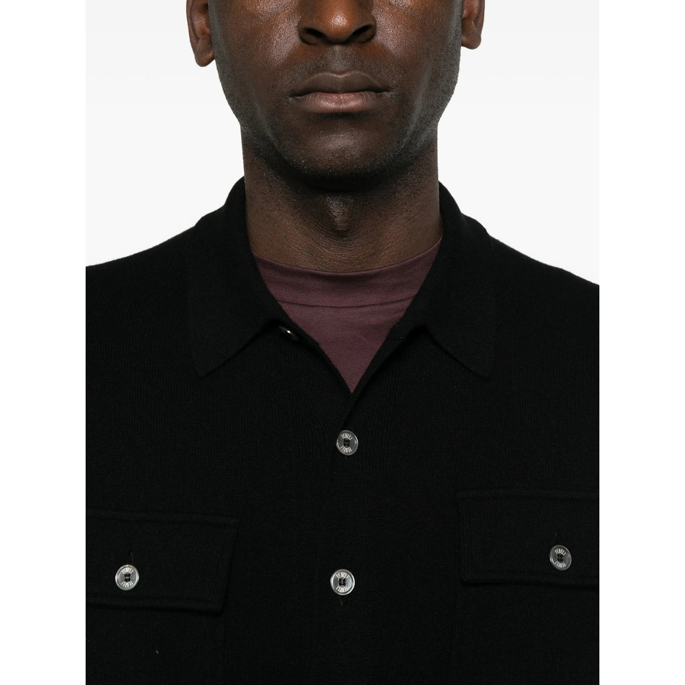 Button-Up Chest-Pocket Cardigan