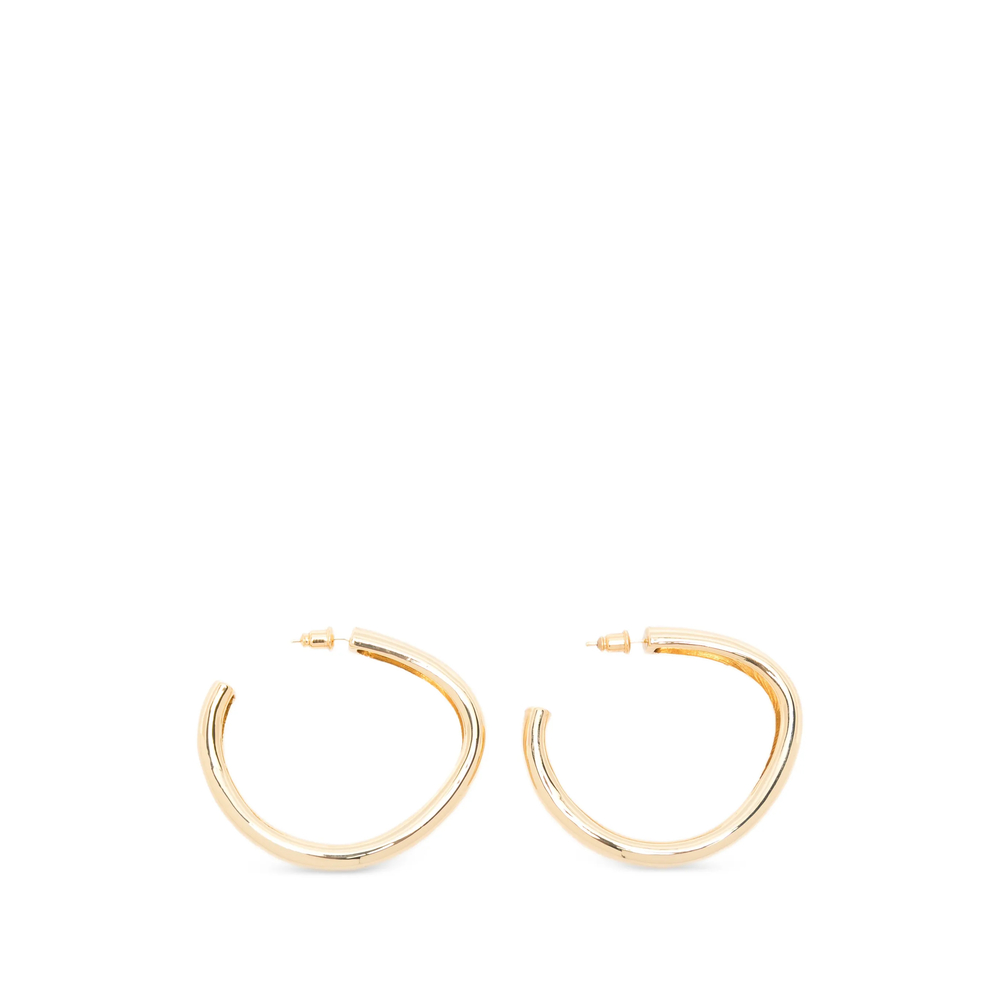 Joseph Bean XL Organic-shape Hoop Earrings