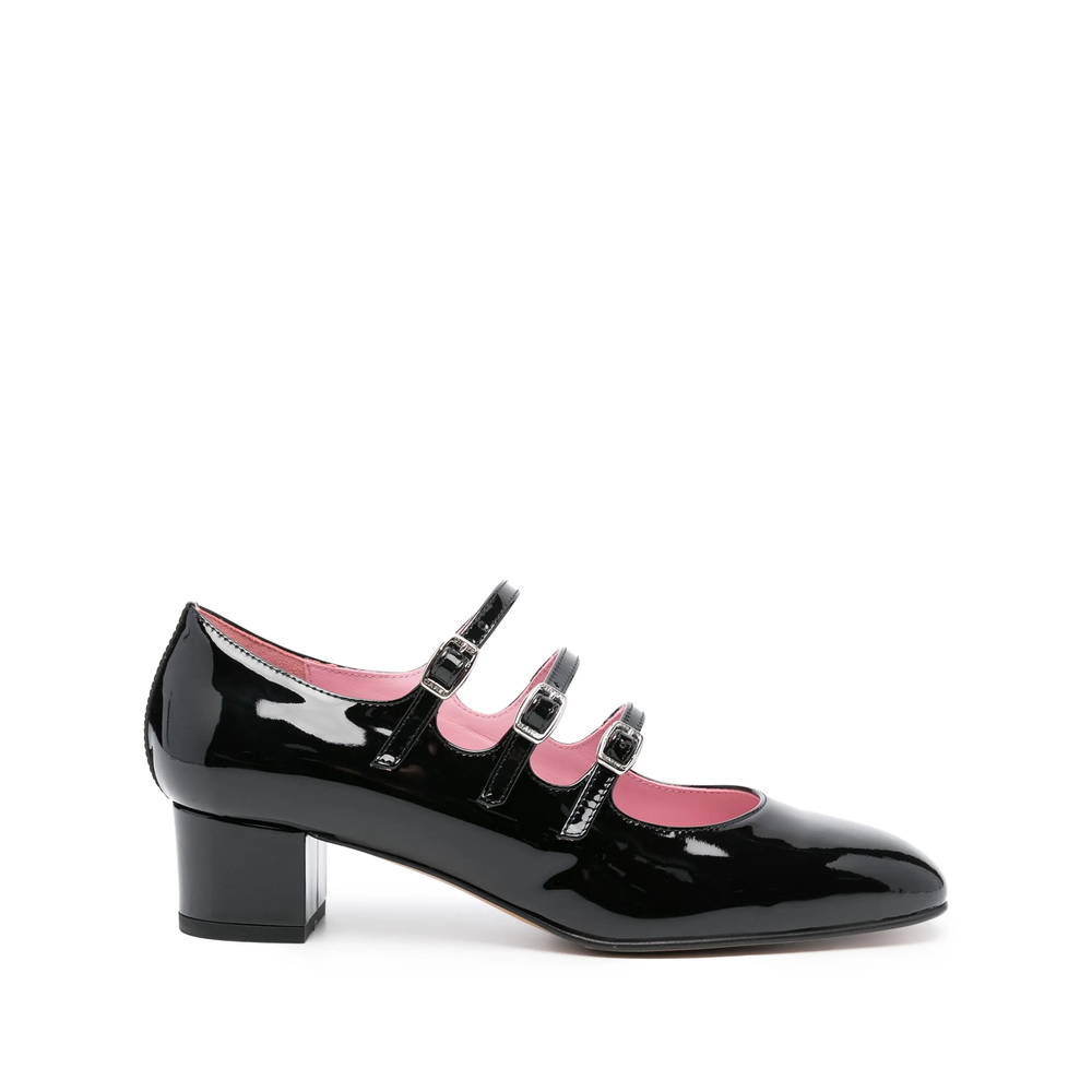 Carel Paris Kina Triple-strap Mary Jane Pumps