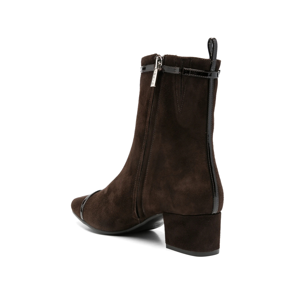 Start Buckle-Detail Ankle Boots