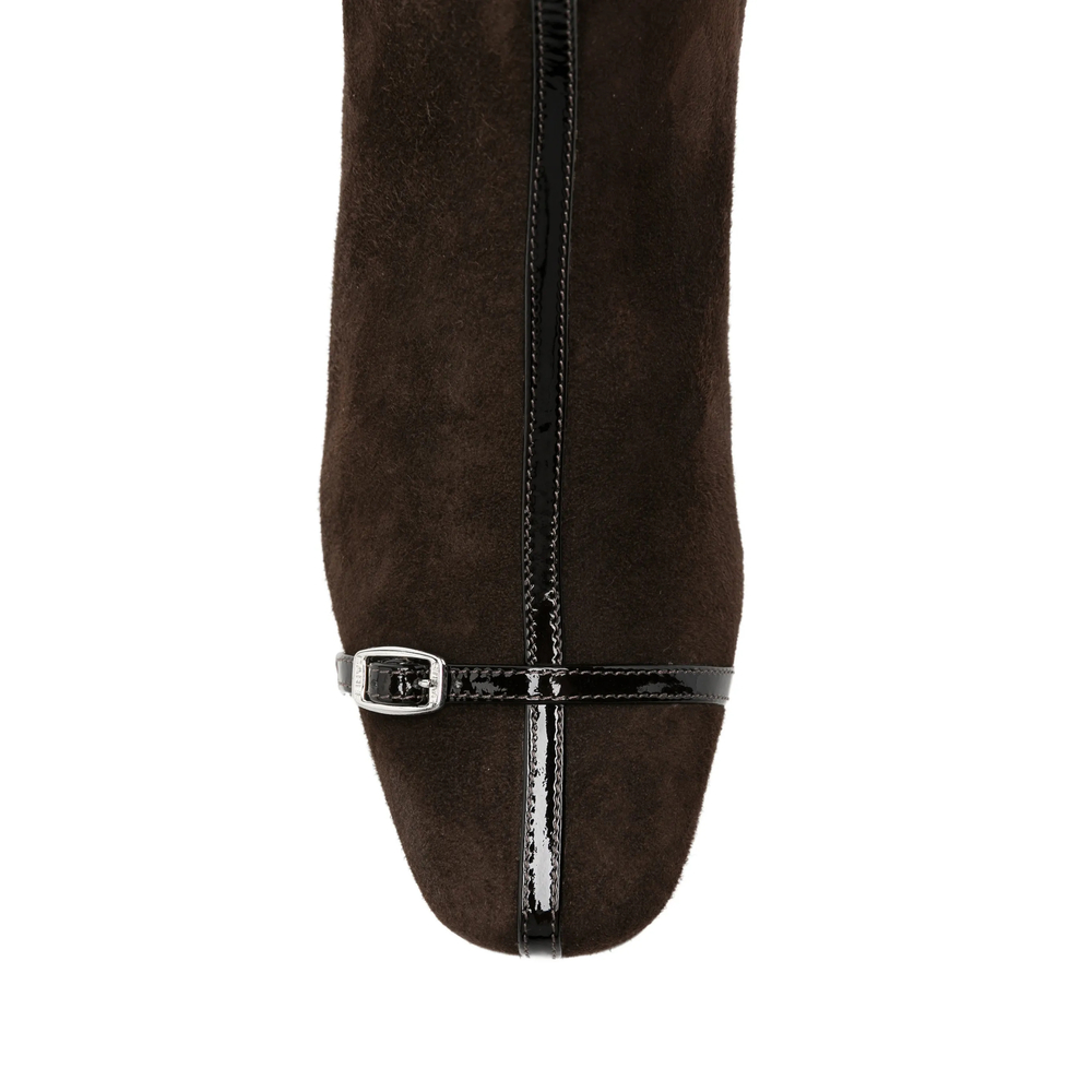 Start Buckle-Detail Ankle Boots